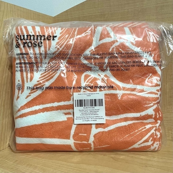 Summer & Rose Roundie Towel Beach Blanket - Picture 5 of 6